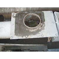 Screw conveyor 6200 mm, Ø 250 mm